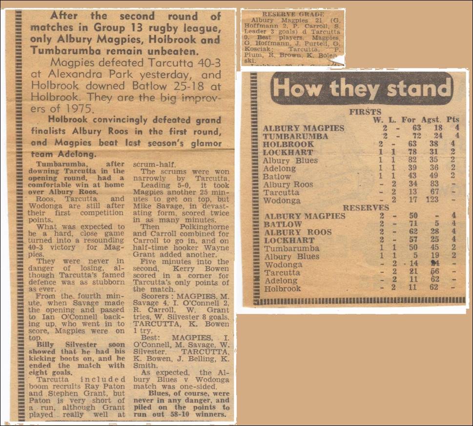 1975 R2 Magpies v Tarcutta 2