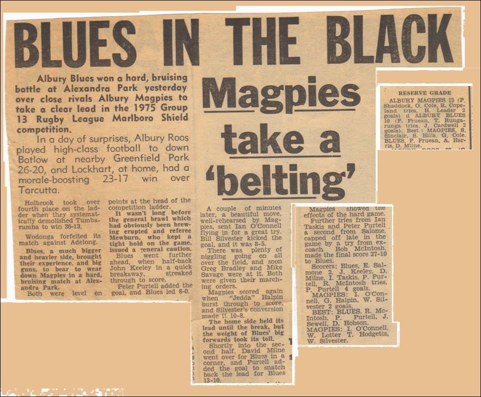 1975 R9 Magpies v Blues