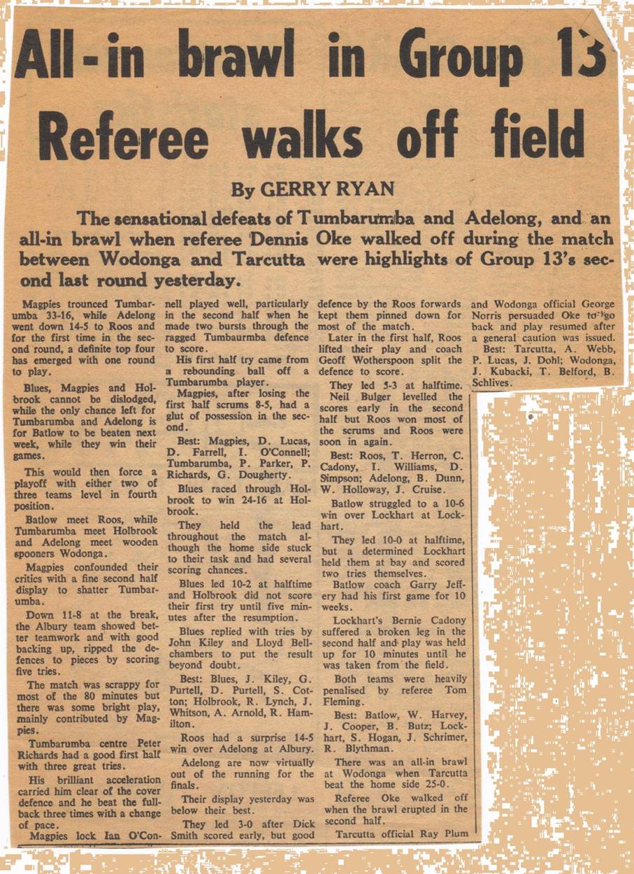 1975 R17 Magpies v Tumba 3